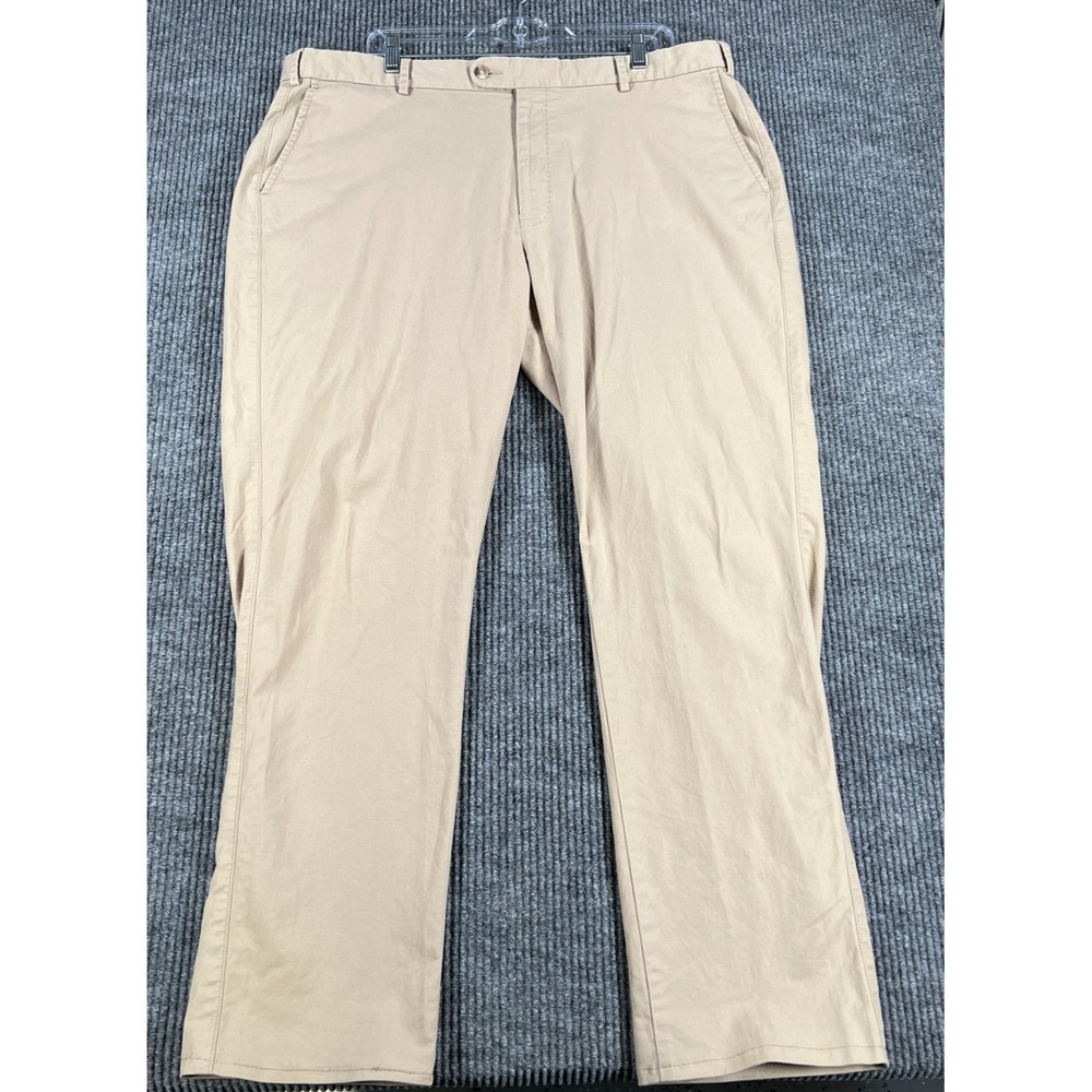 Peter Millar Pants Mens 40x30 Beige Chino Performance Golf Casual Outdoor